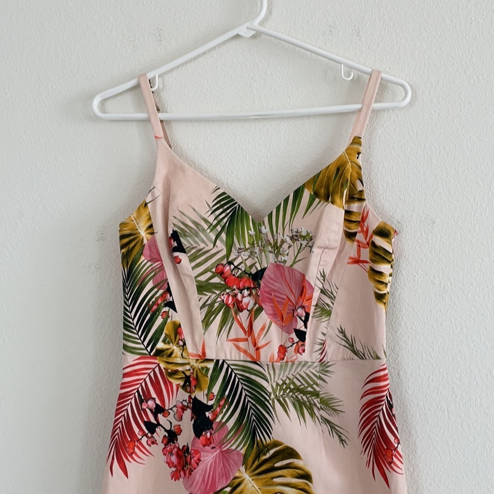 ASOS Tropical Hitchcock Midi Pencil Dress - Picture 4 of 10